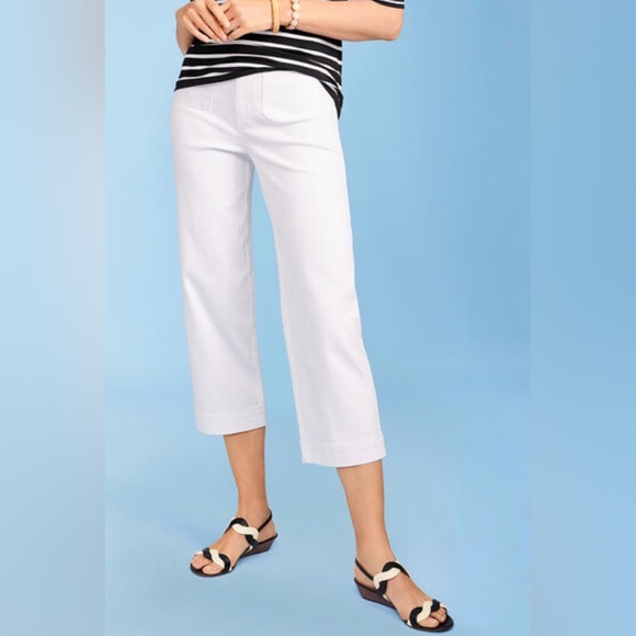 Talbots Capri Twist Mini Wedge Leather sandals. NWOT size 9 - Picture 2 of 9